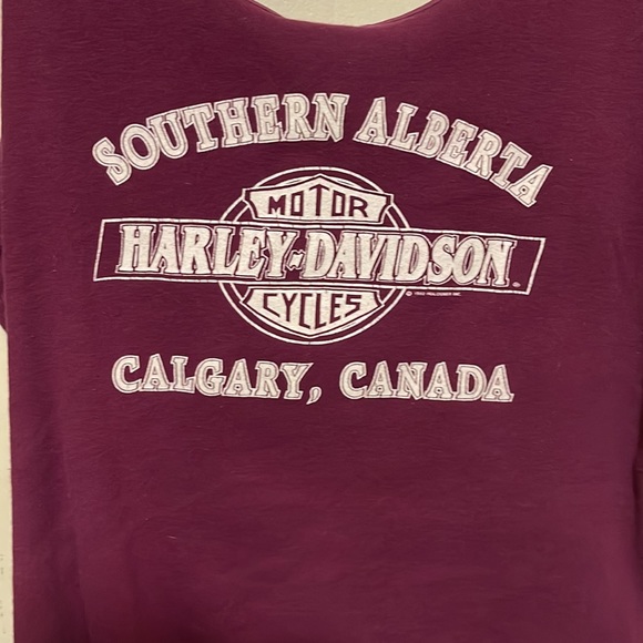 Harley Davidson purple tank top size medium Calgary, Canada - Picture 3 of 3